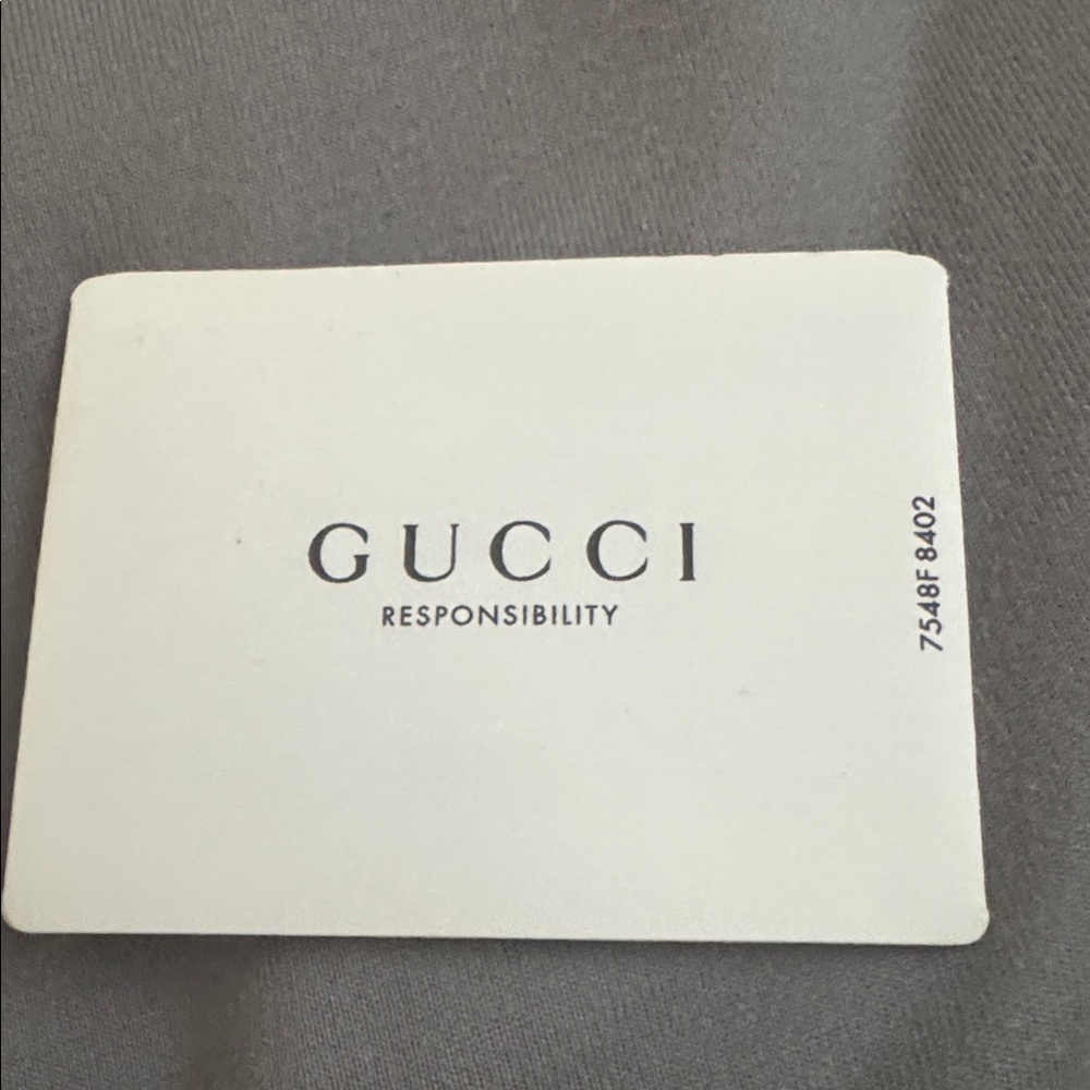 GUCCI 1955 Horsebit GG Supreme Canvas & Leather Compact Wallet (Brown/Gold) NWOT - Picture 15 of 16